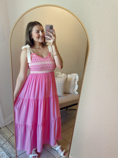 Pretty in Pink Maxi Dress