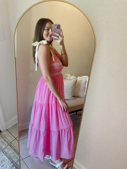 Pretty in Pink Maxi Dress